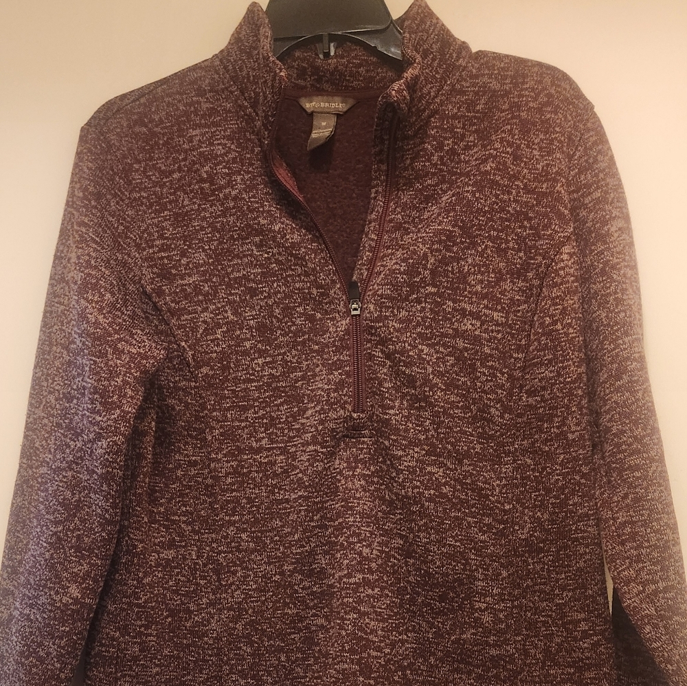 Bit & Bridle Maroon 1/4 Zip, Medium
